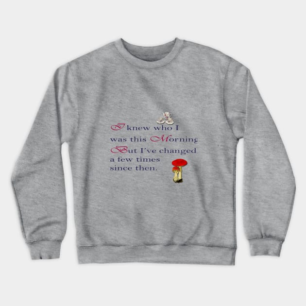 Alice in Wonderland Crewneck Sweatshirt by tfortwo